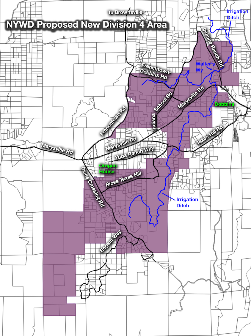 North Yuba Water District New Division 4 detail