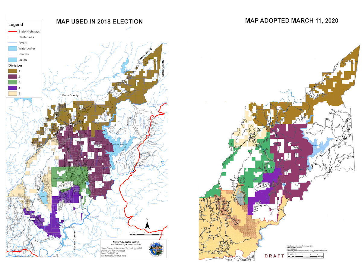 North Yuba Water District New Divsion Map